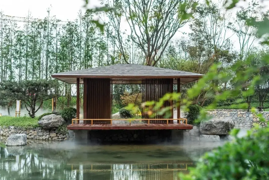 Công trình kiến trúc Nhà chòi sân vườn Công trình kiến trúc Nhà chòi sân vườn