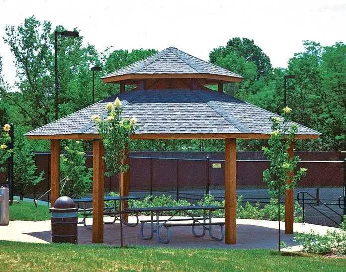 Công trình kiến trúc Nhà chòi sân vườn Công trình kiến trúc Nhà chòi sân vườn