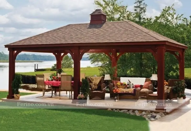 Công trình kiến trúc Nhà chòi sân vườn Công trình kiến trúc Nhà chòi sân vườn